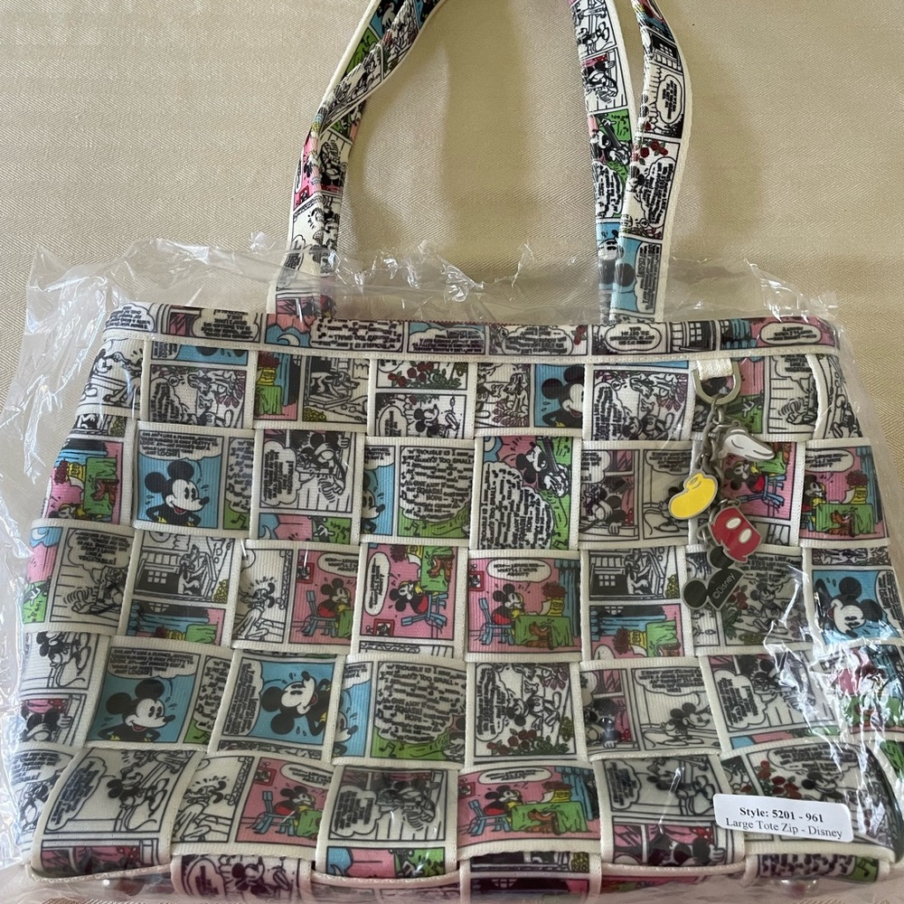 Harveys Disney Couture Mickey Mouse comics Large Tote